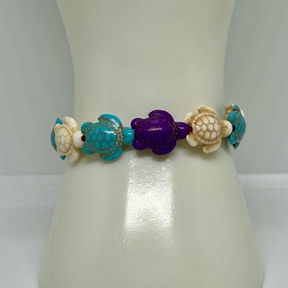 Handmade Sea Turtle & Starfish Bracelet Set! New in Box! - Picture 3 of 9